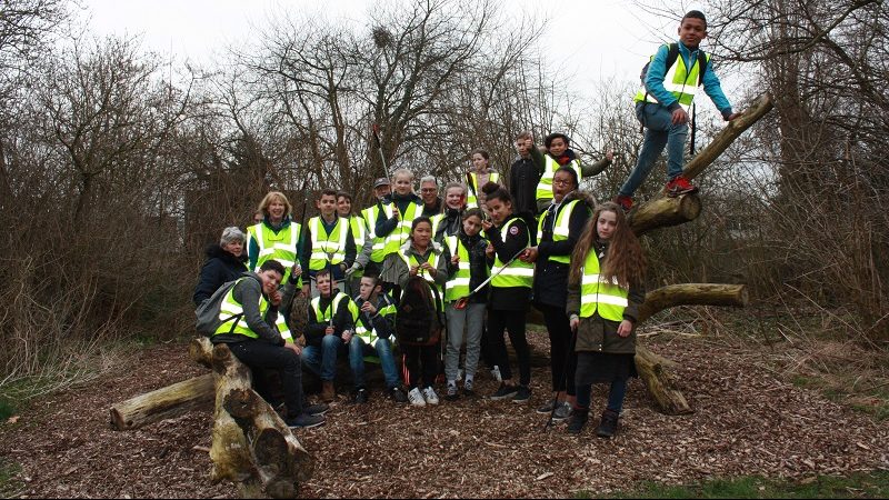 Scholieren maken Bultpark schoon